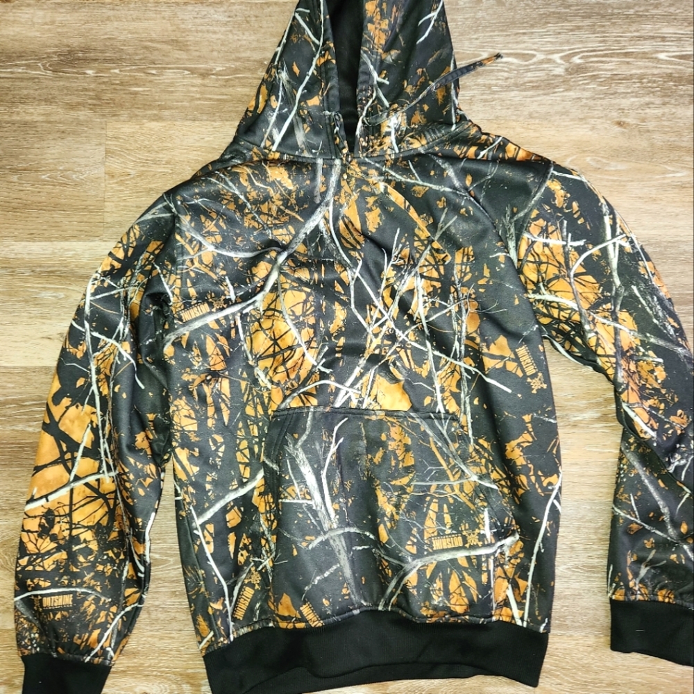 Men's small camo hoodie